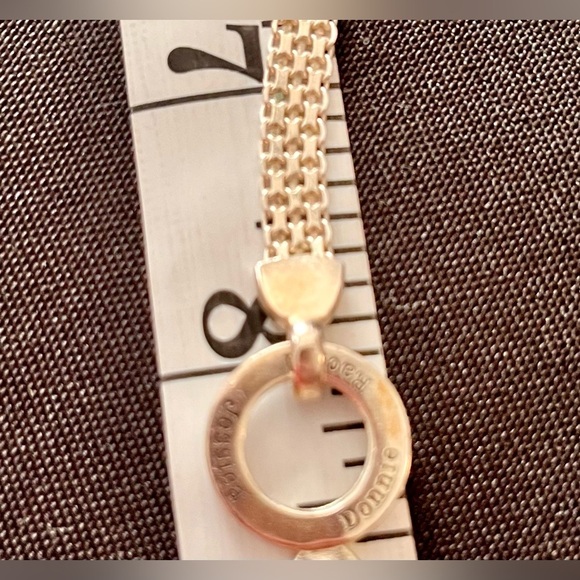 Talisa Sterling Silver Chainmail Necklace Circle of Names Goth Grunge Emo Punk - Picture 17 of 17